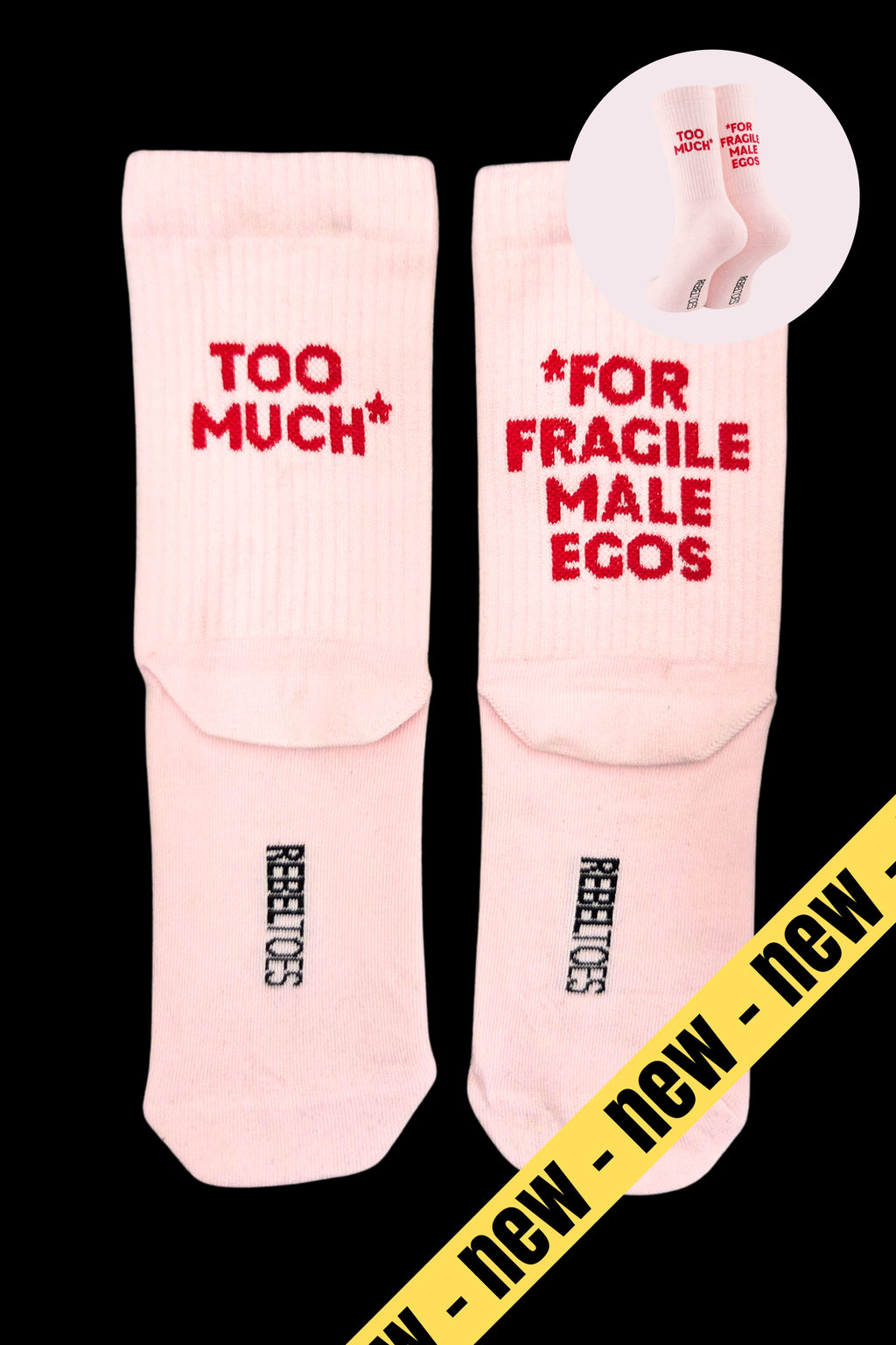 Too much for fragile male egos - socks