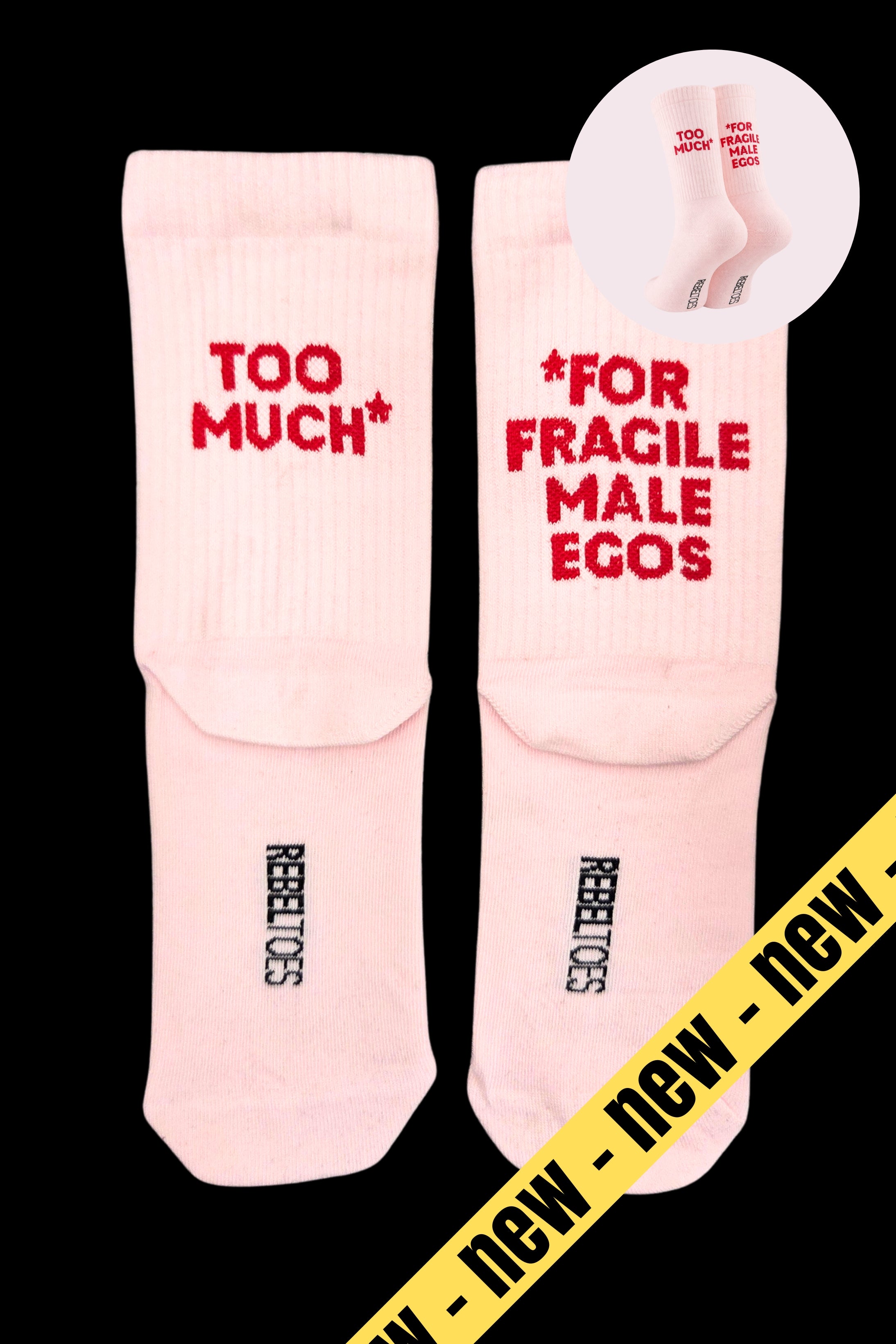 Too much for fragile male egos - socks