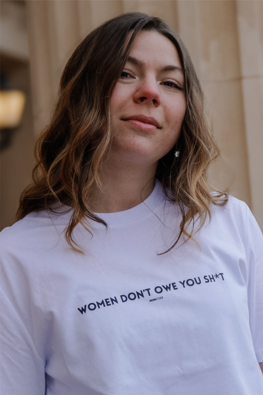 Women dont owe you sh*t - shirt (white)