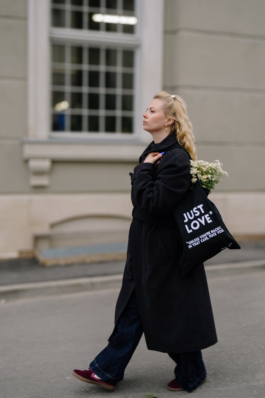 Just love, unless you are racist - bag