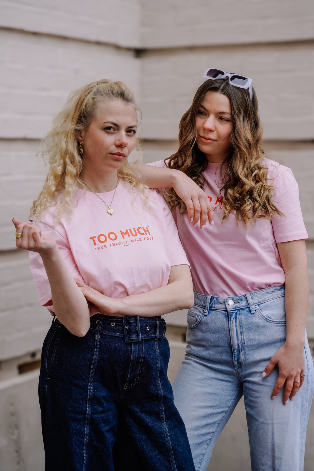 Too much for fragile male egos - shirt (pink)